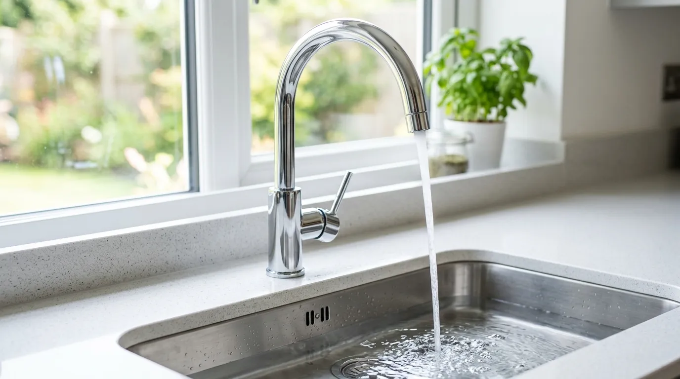 Local Plumbing Master Pros same day plumber fixing a faucet in Ogden, IA